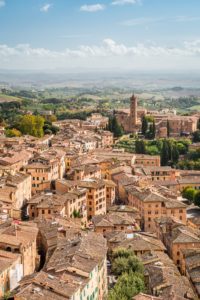 Small Village in Tuscany Italy