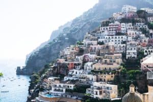 Traditional Cliffside homes Amalfi Coast
