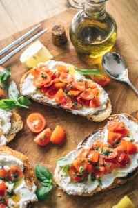 Delicious Bruschetta in Italy 