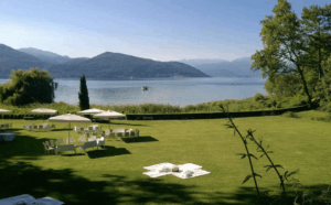 Beautiful outdoor venue on Lake Maggiore