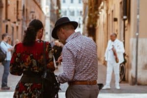 Couple Touring Rome Italy